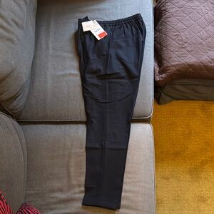 Zara Blue Sweatpants Relaxed Fit Elastic Waist